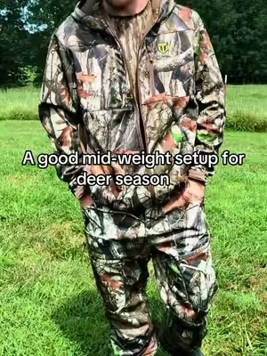 Adjustable wrist cuffs, drawstrings on the hood and bottom of the jacket, an anti slip waist strip on the pants, quiet outer fabric and even a spot for a safety harness strap. A lot of good details built into this suit. #deerhunting #huntingclothes #huntinggear #tidewe #tiktokshop