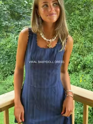 wearing a size small!!! #babydolldress #summerfinds 