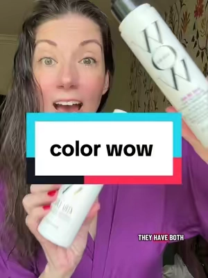 I finally listened to my hairdresser and when I started using the recommended 2-3 pumps of this volumizer per section and started using the lifting and thickening spray my hair looked incredible and the volume lasts for days! I just refresh the two days after I blow dry. My hair looks better and I save so much time! Individual results may vary. #hairtok #thinninghair #thickerhair #healthyhair #colorwowpartner 