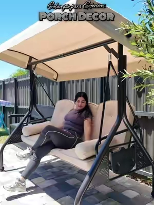 #swing #porchswing #columpio #patiofurniture #TikTokshopbacktoschool @Chairus Plus 