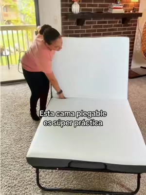 Respuesta a @adapea69 Esta cama plegable es súper práctica #CamaPlegable #camaextra #MemoryFoam #FoldingBed #Home 