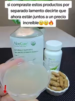 Dile adiós al malestar estomacal, el reflujo nocturno, la indigestión, acidéz, agruras  #aloevera #aloecure #aloeverajuice #gastritisremedio #TikTokshopbacktoschool @AloeCureOfficial 