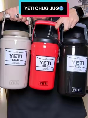 The YETI Silo ½ Gallon Chug Jug is an absolute UNIT 🥶💧 Huge capacity, easy chug-style drinking + that durable YETI construction built for everyday use, work, gym days or the outdoors. 💪⚡ Keeps your drinks cold or hot and comes in so many clean colorways. Built TUFF + FREE shipping. 📦🔥@YETI #yeti #yetisilojug #insulatedwaterbottle #waterjug #TikTokShopFinds 