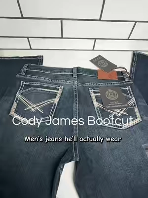 Men love the fit & feel of Cody James jeans. Relaxed bootcut fit. @bootbarn shop #bootbarn #codyjames #mensjeans #menoutfit #westernstyle 