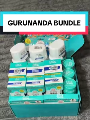 Replying to @Jacelynn HOW IS THIS BOX SO CHEAP! #gurunanda #gurunandaproducts #oilpulling #toothpaste #mouthwash 