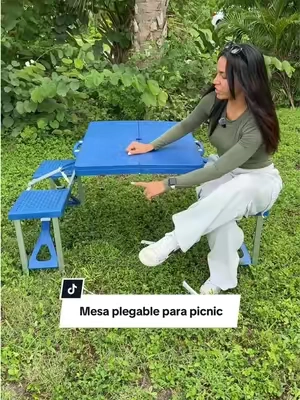 Respuesta a @Carlos H M Mesa portátil para picnic 🧺 que se convierte en una maleta fácil y práctica de transportar.@OutvitaPro #picnictable #mesaplegable #table #Outdoors #tiktokshopsummersale 
