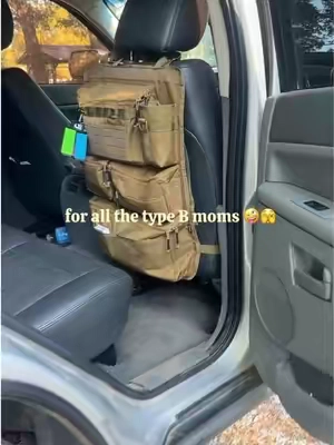 whatever it takes to get organized, right? #organizedcar #carorganizer #carorganization #tacticalbag #tacticalgear 