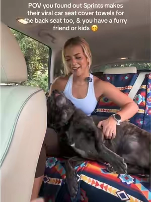 The ONLY way I can keep my car clean with a dog who likes to make a mess 🤭🫶🐾 #summeressentials #dogmom #sportsmom #momcar #caressentials 