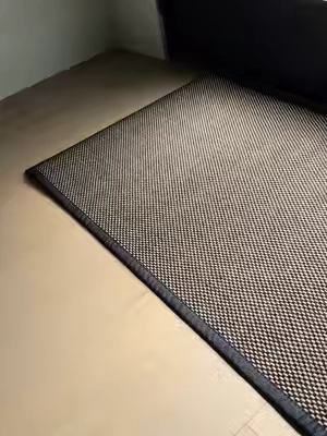 The perfect low profile rug that traps dirt instead of tracking it all throughout your house ✨ #doormat #rug #lowprofilerug #entrywayrug #dirttrappingdoormat 