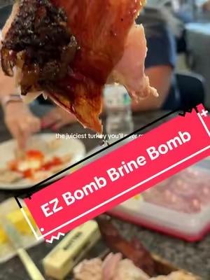 @EZ Bombs turkey brine bomb. make the juiciest turkey you’ve ever served! #TikTokshopbacktoschool #tiktokshopcreatorpicks #TikTokShopBlackFriday #turkeybrine #juicyturkey 