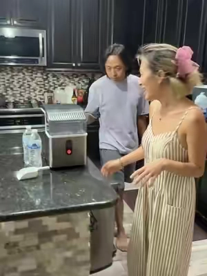 Kismile Countertop Nugget Ice maker #kismile #nuggetice #tiktokshop 