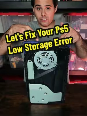 Let's Fix Your Ps5 Low Storage Error so your ready for the new gta6 drop  #ps5 #upgrade #storage #backtoschool #TikTokshopbacktoschool 