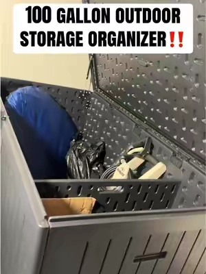 #storageorganizer #outdoorstorage #storagebins #tiktokshopcreatorpicks 