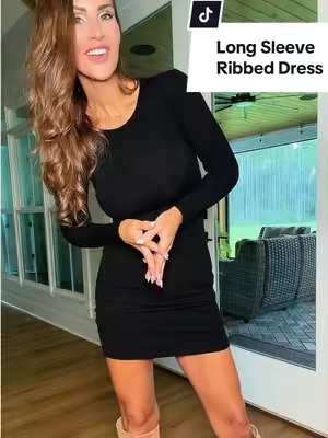 Fall wardrobe must have 🍁🤎#elevatedbasics #falloutfits #minidress #falldress #bodycondress @ANRABESS @Coutgo 