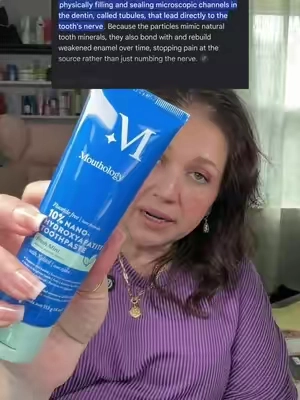 Hydroxyapatite at 10%. Don’t ignore the early signs  #oralhealth #sensitiveteeth #hydroxyapatitetoothpaste #flouridefree #TikTokshopbacktoschool @Mouthology 