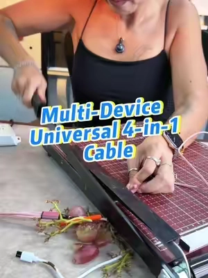 Always running out of cables? Try this 4-in-1—delivered free!#TikTokshopbacktoschool #unitedstates #magicjohn #Science #magicjohn 
