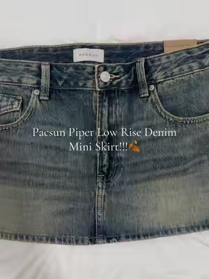 the cutest little mini skirt for this fall!!!🍂 #miniskirt #denimskirt #jeanskirt #denimskirtoutfit #falloutfitinspo 