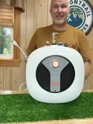VEVOR 8 Gallon Electric Mini Tank Water Heater Compact Indoor Hot Water Solution #VEVOR #WaterHeater #MiniTankWaterHeater #TikTokShopCreatorPicks #BackToSchool @VEVOR Store 