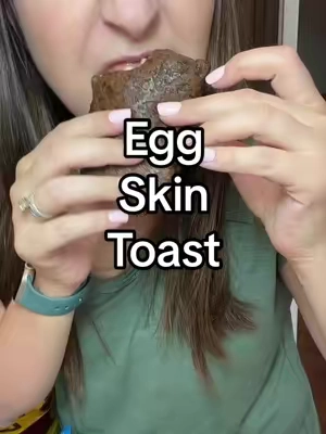 The name does NOT do this stuff justice! It is SO so so so good. #eggskintoast #asianbread #asiantreat #chocolateeggskintoast 