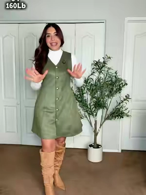 #winterdress #falloutfits #TikTokshopbacktoschool #vestdress 