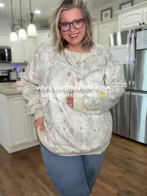 Literally so soft and quality!!! I’m a size 24W and 5’6” wearing the 3X in this plus size piece! #tiktokshopcreatorpicks 