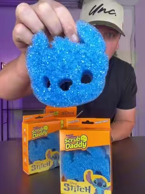 where are all my stitch lovers at #stitch #scrubdaddy #liloandstitch #626 #TikTokshopbacktoschool 
