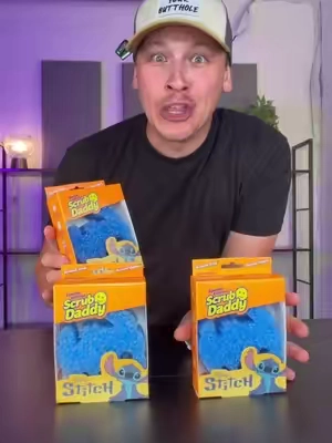 where are all of my stitch lovers #stitch #scrubdaddy #liloandstitch #626 #TikTokshopbacktoschool 