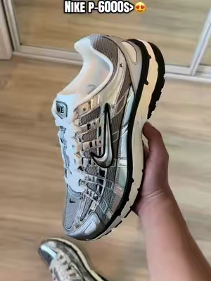 Nike p-6000 metallic silver😍😍 #comfortableshoes #gymshoes #nikep6000 #p6000 #shoegame 