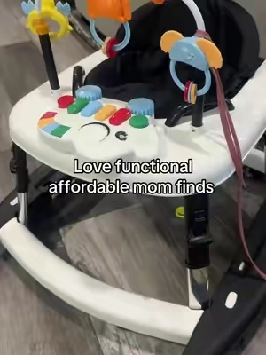 Baby gear that actually grows WITH them 🙌👶 This goes from a bouncer to an activity center to a walker AND has a feeding tray?! Anything that means one less giant baby item taking over my house is a win 😂🩷 #TikTokshopbacktoschool #tiktokshopsummersale #spotlightfinds #babyfinds #momfinds 