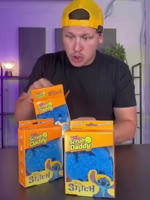 where all my stitch lovers at #stitch #scrubdaddy #liloandstitch #626 #TikTokshopbacktoschool 