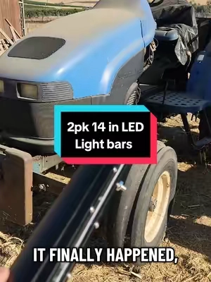 2 PK of LED light bars for all sorts of uses #tiktokmademebuyit #lightbar #FarmTools #tractoraccessories #lights 