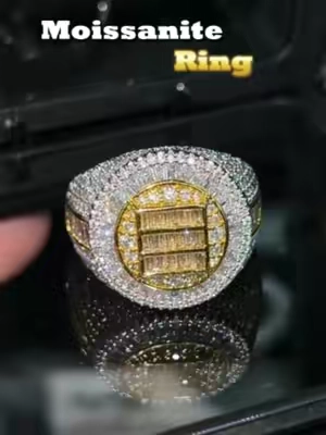2026 VVS Moissanite ring AS BRILLIANT AS A DIAMOND!!!#delzzad #moissanitejewelry #TikTokshopbacktoschool #moissanite #2026trend #viraltiktok #nontarnish #sparkleandshine #giftguide #moissanitering #14kgold #chunkyring #hiphop #rappersoftiktok