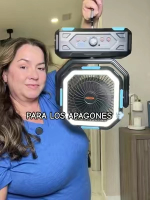 Si tienes familia en un lugar donde los apagones son frecuentes, un ventilador recargable puede hacer una gran diferencia. 🔋💨 #TikTokShopCreatorPicks #TikTokshopbacktoschool #RechargeableFan #PortableFan #PowerOutage @eGadgets 