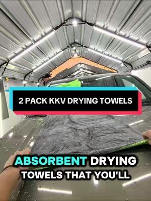 I can’t believe they finally dropped a two pack of these dry towels! #fyp #cardetailing #carwash #detailersoftiktok #TikTokshopbacktoschool 