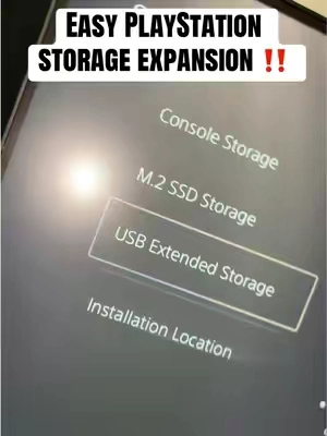 Easy way to expand your storage on your PlayStation! #playstation #ssd #storage #harddrive #tiktokshopcreatorpicks 