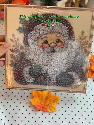💕🎄🎅🏻Turn tiny pearls into Christmas magic. A relaxing DIY kit you'll love displaying all season. #DiamondPainting#christmascrafts #tiktokmademebuyit #christmas2026#DiamondArtKit