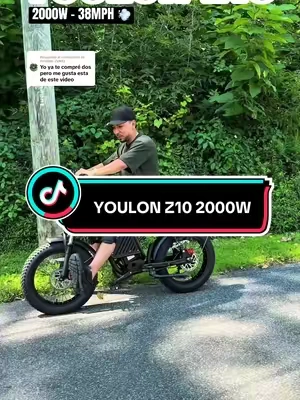 Respuesta a @Arnoldo  Zuleta una belleza de Ebike la Youlon Z10 de 2000w #youlonz10 #ebike #tiktokshopcreatorpicks #BacktoSchool #tiktokshopsummersale 