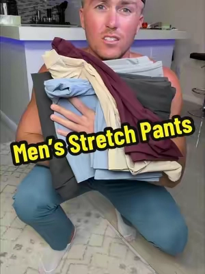 Mens Stretch Work Pants! #pants #menspants #mensfashion #mensclothing #tiktokshopcreatorpicks 