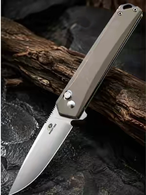 Mossy Oak D2 Steel Folding Pocket Knife — Compact EDC Knife with G10 Handle This Mossy Oak folding pocket knife features a durable D2 steel drop-point blade, textured G10 handle, pocket clip, and compact 8-inch design. Built for everyday carry, outdoor use, camping, work, and utility tasks. #MossyOak #EDCKnife #PocketKnife