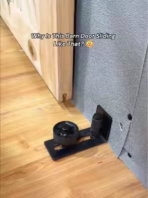 Why let your barn door swing all over the place? This adjustable wall-mounted floor guide keeps the bottom of the door aligned and sliding straight without drilling into the floor. Great for barn doors, closets, sheds, storage doors, and DIY sliding door projects.barn door floor guide, sliding door guide, wall mount door guide, barn door hardware, adjustable roller guide#DealsForYouDays #SummerVibes #HomeImprovement #DIYTools #Woodworking