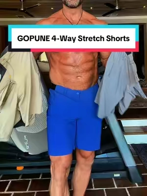 If you want the comfort of athletic shorts without looking like you’re headed to the gym, check out the GOPUNE 4-Way Stretch Shorts. The flexible material gives you plenty of room to move while keeping a clean, casual look that’s easy to dress up or down. Wear them with a polo for a round of golf or throw on a T-shirt for an everyday casual outfit. Comfortable, versatile, and made to move with you. #mensshorts #golfshorts #quickdryshorts #mensstyle #mensfashion 