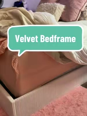 I’ve bought all of our beds from TikTok Shop and somehow they just keep getting BETTER 🤍 This white velvet bed completely changed the room 😍 #TikTokShopFinds #TikTokShopHome #BedFrame #UpholsteredBed #BedroomMakeover