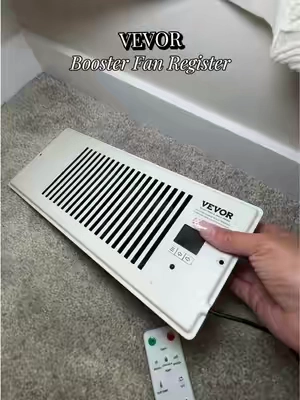 This has really made such a difference on how cool the upstairs bedroom stays! 10/10 recommend! #boosterfan #registerventfan #ventbooster 