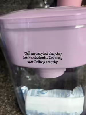 Brita with the cute lilac water filter! #filteredwater #brita  #waterfilter #pinkdecor  #pitcher 