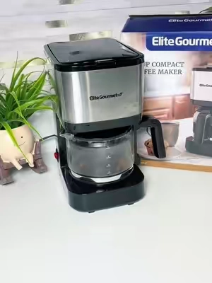 Cafetera eléctrica con jarra de vidrio y capacidad de 5 tazas @QVC, Inc #cafetera #coffee #cafeteraelectrica #kitchen #TikTokshopbacktoschool 