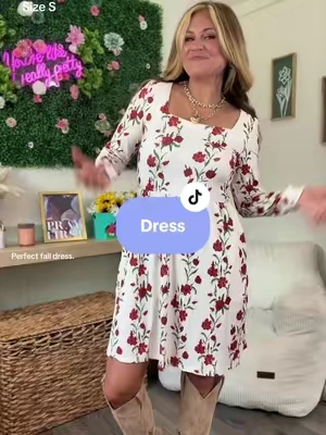 The perfect dress for transition to fall! @DOKOTOO-US 