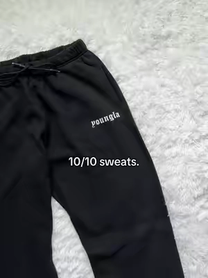 YoungLA just restocked those too #youngla #yla #nocuff #sweats #gym 