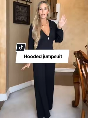 The effortless one piece outfit that does all the work. Flattering fit, wide leg silhouette and everyday comfort in one chic jumpsuit. #WomensFashion #JumpsuitStyle #CasualChic #EverydayStyle #AffordableFashion