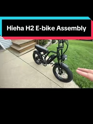 Hieha H2 ebike assembly video #ebike #bike #assembly #tiktokshopcreatorpicks #TikTokshopbacktoschool 