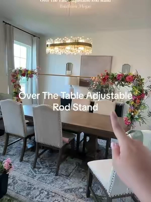 Over The Table Adjustable Rod Stand #diypartydecor #partydecor #birthdaydecor #TikTokshopbacktoschool #TikTokShopCreatorPicks 